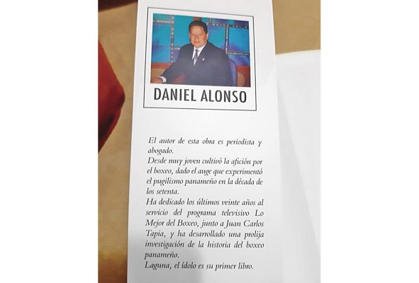 'Laguna, el ídolo' será presentado en la Feria Internacional del Libro de Panamá en agosto. 'Laguna, el ídolo' será presentado en la Feria Internacional del Libro de Panamá en agosto.