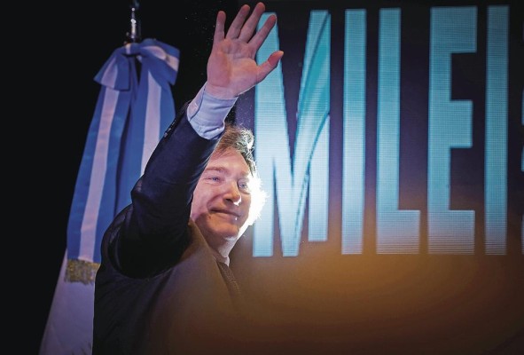 El presidente electo de Argentina, Javier Milei El presidente electo de Argentina, Javier Milei