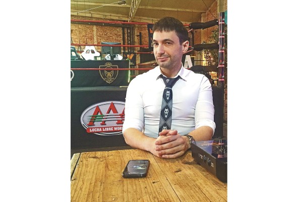 Óscar Díaz, director digital de Lucha Libre AAA. Óscar Díaz, director digital de Lucha Libre AAA.