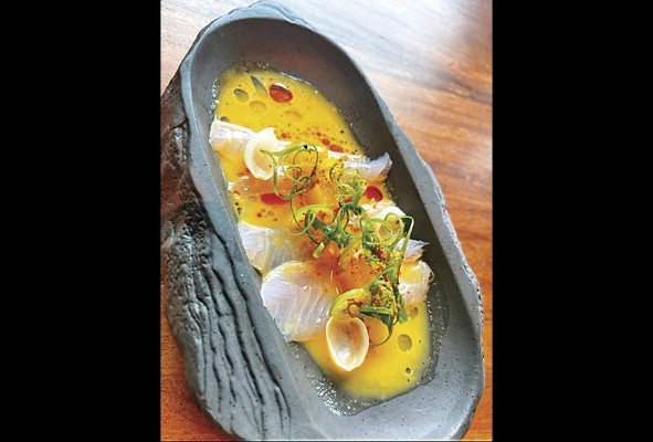 Tiradito de maracuyá Tiradito de maracuyá