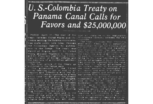 ¿Llegó Estados Unidos a pedir disculpas a Colombia por el despojo de Panamá? Casi ¿Llegó Estados Unidos a pedir disculpas a Colombia por el despojo de Panamá? Casi
