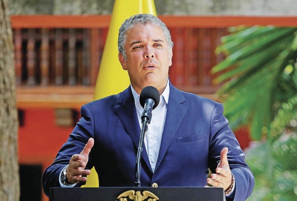El presidente de Colombia, Iván Duque El presidente de Colombia, Iván Duque