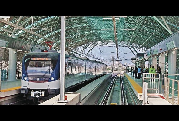 El proyecto de la línea 2 del Metro de Panamá obtuvo el premio al mérito en la categoría rieles. El proyecto de la línea 2 del Metro de Panamá obtuvo el premio al mérito en la categoría rieles.