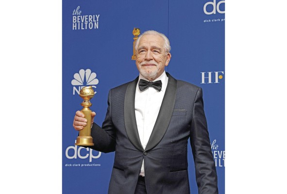Brian Cox logró convertirse en lo más sobresaliente de la noche que le valió el Globo de Oro a Mejor Actor Brian Cox logró convertirse en lo más sobresaliente de la noche que le valió el Globo de Oro a Mejor Actor