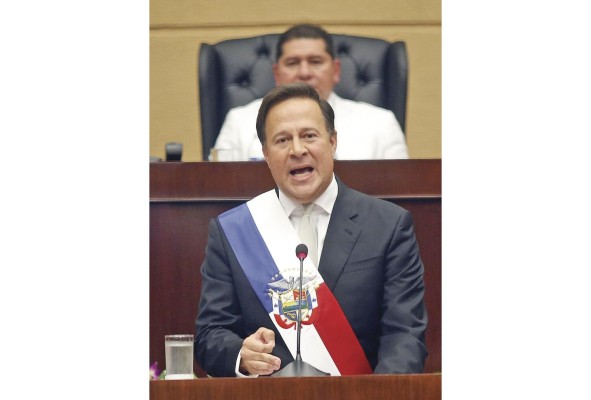 El expresidente Juan Carlos Varela, en la Asamblea Nacional (2018). El expresidente Juan Carlos Varela, en la Asamblea Nacional (2018).
