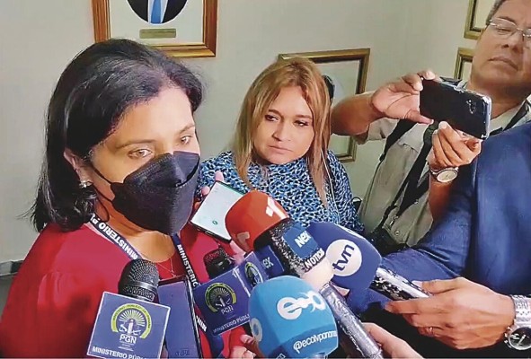 Ruth Morcillo, fiscal superior Anticorrupción, a su salida de la audiencia. Ruth Morcillo, fiscal superior Anticorrupción, a su salida de la audiencia.