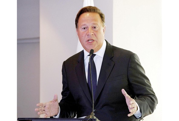 El expresidente Juan Carlos Varela El expresidente Juan Carlos Varela