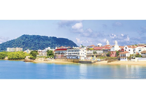 Vista panorámica del Casco Viejo de la ciudad de Panamá. Vista panorámica del Casco Viejo de la ciudad de Panamá.
