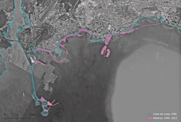 Desde 1999 y hasta la actualidad, el frente marino de la ciudad de Panamá ha sufrido un vertiginoso proceso de transformación, sin la existencia de un instrumento sobre el cual se planificara las intervenciones realizadas. En total durante este período se han generado unas 208 hectáreas de suelo urbano, dedicado a espacio público, nueva vialidad, marinas, proyectos comerciales y de vivienda suntuosa. Desde 1999 y hasta la actualidad, el frente marino de la ciudad de Panamá ha sufrido un vertiginoso proceso de transformación, sin la existencia de un instrumento sobre el cual se planificara las intervenciones realizadas. En total durante este período se han generado unas 208 hectáreas de suelo urbano, dedicado a espacio público, nueva vialidad, marinas, proyectos comerciales y de vivienda suntuosa.