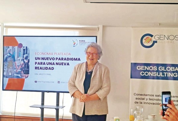 Arletty Pinel, presidenta de la comisión organizadora del Foro Iberoamericano de Economía Plateada. Arletty Pinel, presidenta de la comisión organizadora del Foro Iberoamericano de Economía Plateada.