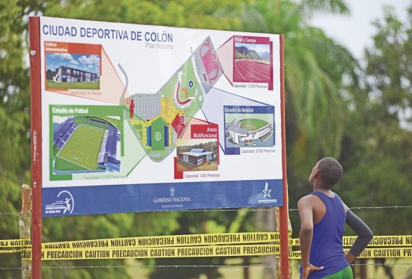 La primera piedra de la Ciudad Deportiva Colón se colocó en 2013. La primera piedra de la Ciudad Deportiva Colón se colocó en 2013.