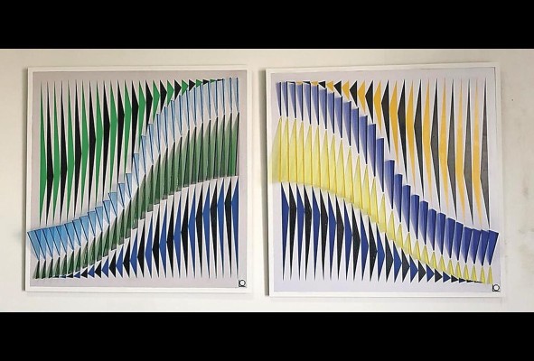 Las obras de O'Daly se ven influenciadas por el uso del color y las sombras en formas curvas. Las obras de O'Daly se ven influenciadas por el uso del color y las sombras en formas curvas.