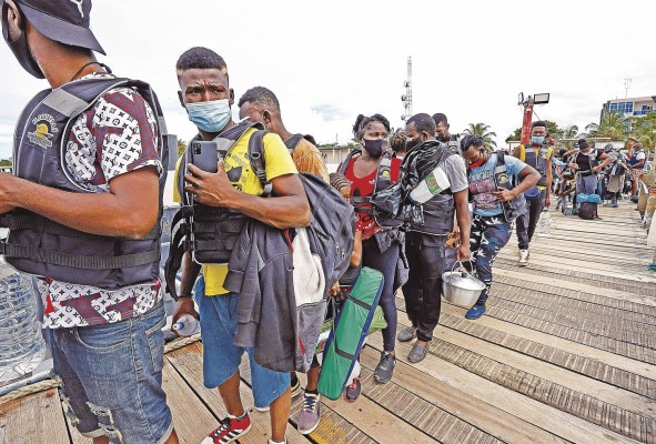 La frontera colombo-panameña es una de las rutas migratorias más usadas para quienes tienen como destino EE UU. La frontera colombo-panameña es una de las rutas migratorias más usadas para quienes tienen como destino EE UU.