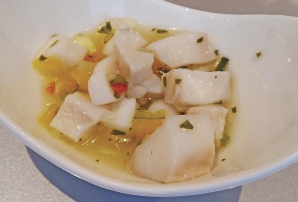 Ceviche de cobia Ceviche de cobia