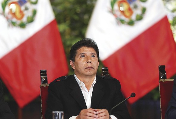 El expresidente de Perú Pedro Castillo El expresidente de Perú Pedro Castillo