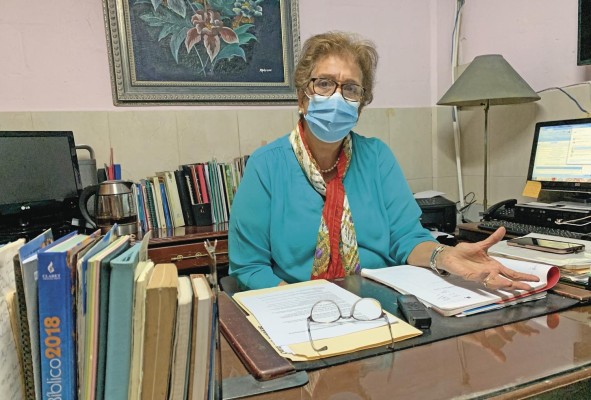 Maritza Grifo, directora del albergue Divino Niño Maritza Grifo, directora del albergue Divino Niño
