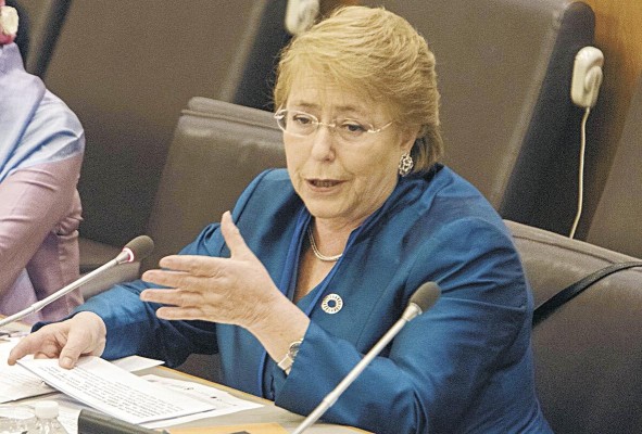 La alta comisionada para los DD.HH. de la ONU, Michelle Bachelet La alta comisionada para los DD.HH. de la ONU, Michelle Bachelet