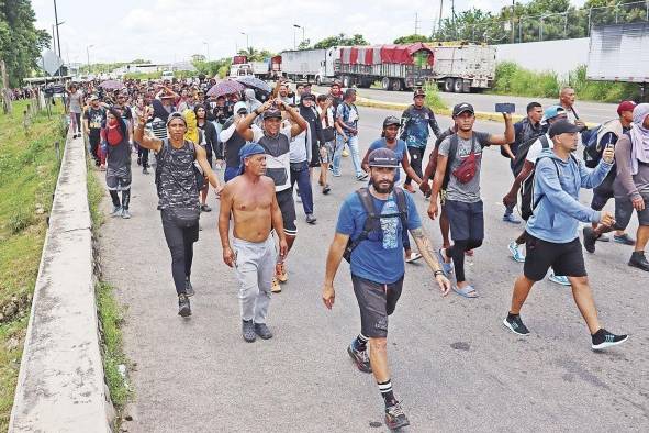 En 2021, este flujo irregular superó los 133.000 migrantes. En 2021, este flujo irregular superó los 133.000 migrantes.