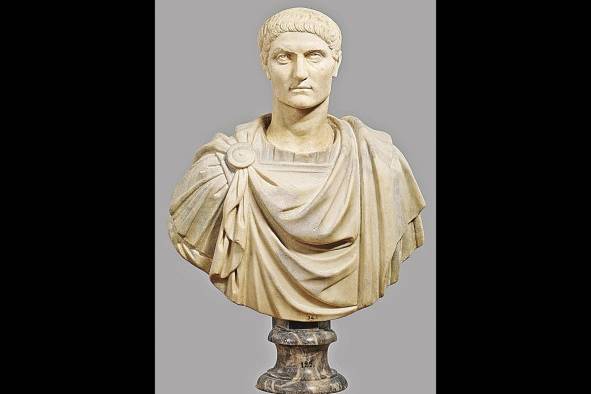 Busto de Constantino El Grande en el Museo del Prado, Madrid, España Busto de Constantino El Grande en el Museo del Prado, Madrid, España