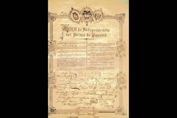 Acta de independencia de Panamá de España. Acta de independencia de Panamá de España.
