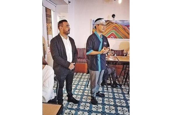 La velada estuvo a cargo del sommelier Luis 'Kike' Moreno y el chef Masaki Uyema La velada estuvo a cargo del sommelier Luis 'Kike' Moreno y el chef Masaki Uyema