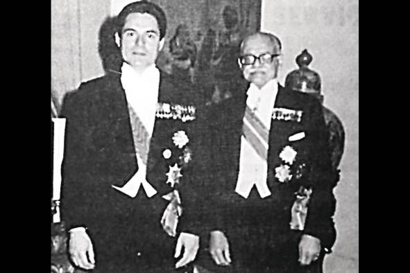 Aristides Royo y Roque J. laurenza durante su servicio diplomático Aristides Royo y Roque J. laurenza durante su servicio diplomático