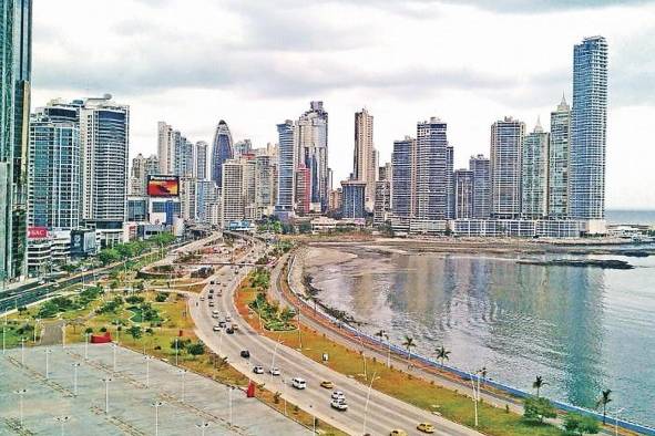 Vista de la ciudad de Panamá en una imagen de archivo. Vista de la ciudad de Panamá en una imagen de archivo.