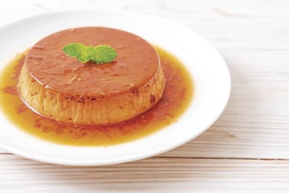 Flan casero. Flan casero.
