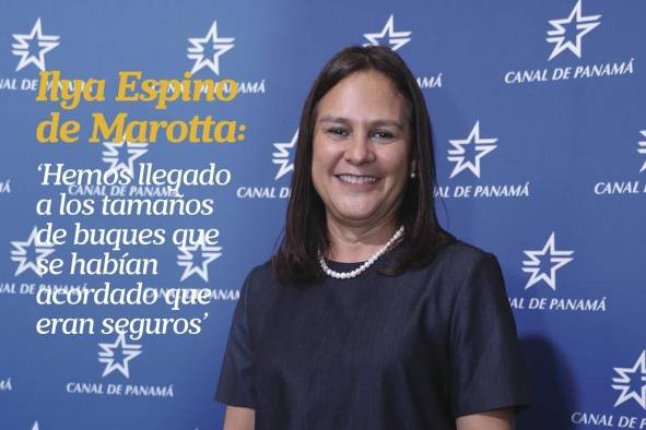 La subadministradora de la Autoridad del Canal de Panamá, Ilya Espino de Marotta. La subadministradora de la Autoridad del Canal de Panamá, Ilya Espino de Marotta.