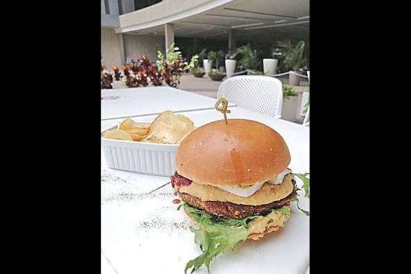 Hamburguesa vegana Hamburguesa vegana