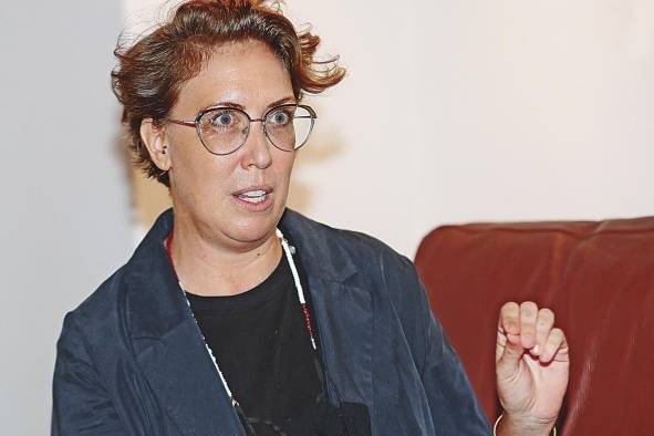 La artista Vanessa Orelli es una de las talleristas que acompañó a los jóvenes. La artista Vanessa Orelli es una de las talleristas que acompañó a los jóvenes.