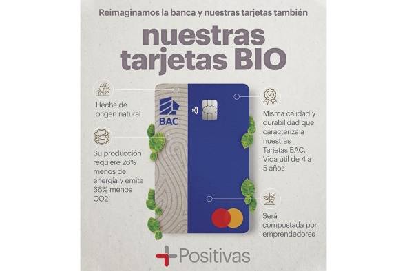 La tarjeta BIO hecha de maíz no comestible es una apuesta de vanguardia cónsona con las demandas medioambientales de la actualidad. La tarjeta BIO hecha de maíz no comestible es una apuesta de vanguardia cónsona con las demandas medioambientales de la actualidad.