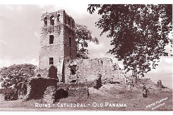 Panamá La Vieja, Circa 1930. Las ruinas de Panamá Viejo son el testimonio primario de la fundación de la ciudad. Panamá La Vieja, Circa 1930. Las ruinas de Panamá Viejo son el testimonio primario de la fundación de la ciudad.