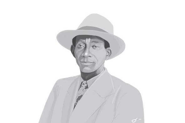 El artista Hector Hyppolite. El artista Hector Hyppolite.