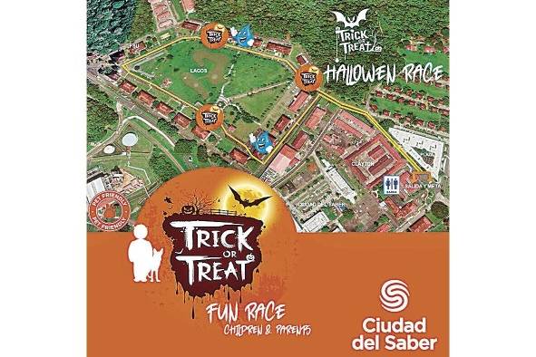 'Trick or treat, Halloween race' 'Trick or treat, Halloween race'