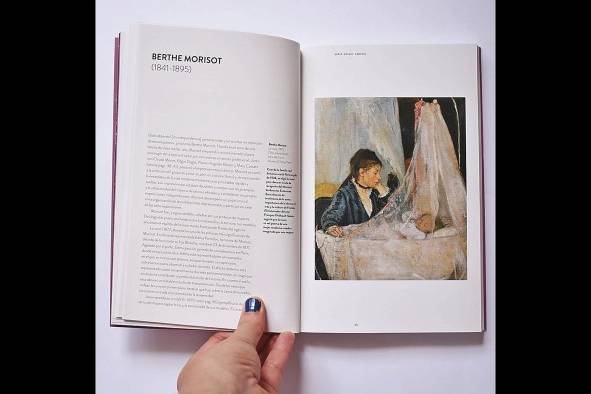 'Mujeres artistas', el nuevo libro de Frigeri, fue publicado en 2020. 'Mujeres artistas', el nuevo libro de Frigeri, fue publicado en 2020.