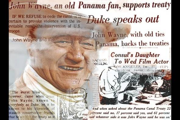 John Wayne: su importante misión a favor de Panamá John Wayne: su importante misión a favor de Panamá