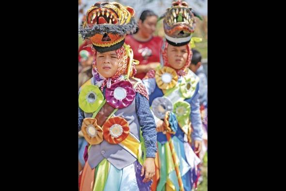 Danza de diablo (infantil) en Chorrera Danza de diablo (infantil) en Chorrera
