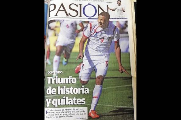 Gaby Torres celebra su gol en la primera victoria de Panamá sobre México 2-1, en la Copa Oro 2013. Un sueño se hacía realidad. Gaby Torres celebra su gol en la primera victoria de Panamá sobre México 2-1, en la Copa Oro 2013. Un sueño se hacía realidad.