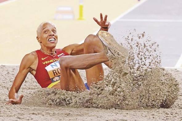 La atleta venezolana Yulimar Rojas La atleta venezolana Yulimar Rojas