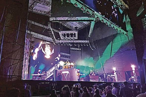 La banda colombiana Morat durante el concierto en Panamá La banda colombiana Morat durante el concierto en Panamá