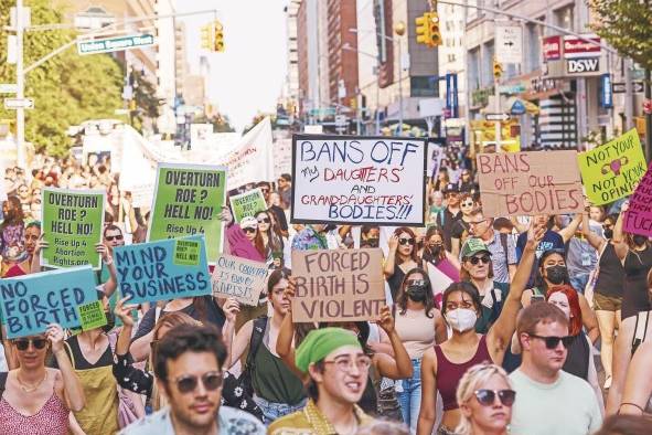 Manifestación a favor del aborto el 24 de junio en Nueva York Manifestación a favor del aborto el 24 de junio en Nueva York