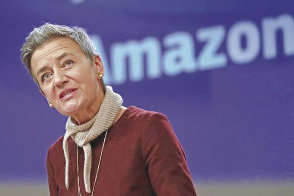 La vicepresidenta ejecutiva de la Comisión Europea para la Digitalización y la Competitividad, Margrethe Vestager, en una fotografía de archivo La vicepresidenta ejecutiva de la Comisión Europea para la Digitalización y la Competitividad, Margrethe Vestager, en una fotografía de archivo