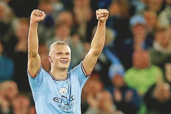 El futbolista del Manchester City Erling Haaland El futbolista del Manchester City Erling Haaland