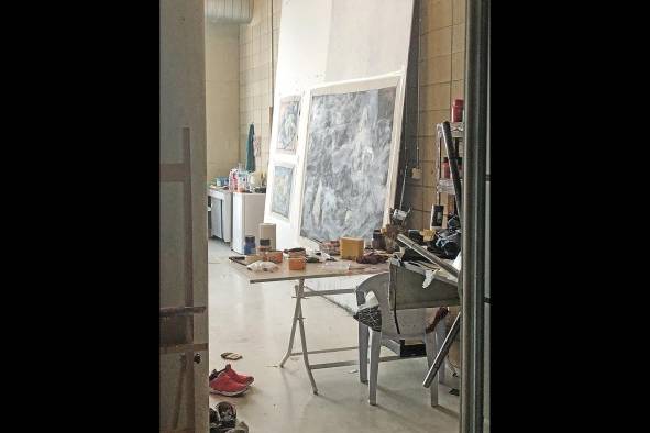 Cómodos estudios permiten a artistas desarrollar sus obras. Cómodos estudios permiten a artistas desarrollar sus obras.