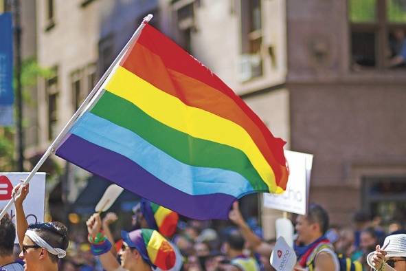 Bandera LGBTQ+. Bandera LGBTQ+.