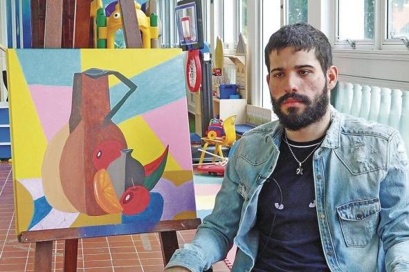 El artista plástico Juan José Rodríguez. El artista plástico Juan José Rodríguez.