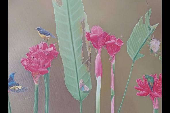Kenia Araya, los colores de una artista inspirada en la naturaleza Kenia Araya, los colores de una artista inspirada en la naturaleza