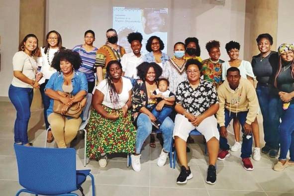 Parte de los miembros de la Red de Jóvenes Afropanameños. Parte de los miembros de la Red de Jóvenes Afropanameños.