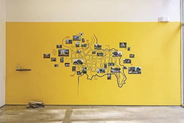 Mapa que detalla los lugares reforestados 'Raíces'. Mapa que detalla los lugares reforestados 'Raíces'.
